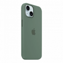Чохол силіконовий iPhone 15 Silicone Case with MagSafe Cypress (MT0X3)