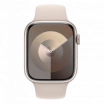 Apple Watch Series 9 45mm Starlight Aluminum Case with Starlight Sport Band M/L (MR973)