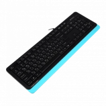 Клавіатура A4Tech Fstyler FK10 (Blue) , USB, чорний+ блакитний