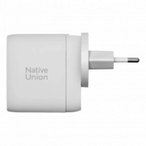 Зарядний пристрій Native Union Fast GaN Charger PD 67W 3 Ports White (FAST-PD67-WHT-2CA)