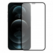 Защитное стекло Monblan для iPhone 13/13 Pro/14 2.5D Anti Static 0.26mm (Black)