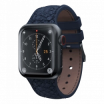Ремешок Njord Salmon Leather Strap Petrol для Apple Watch 41mm/40mm (SL14111)