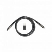 Кабель USB-A/USB-C > USB-C заряджання/синхронізації Keychron, 1м, Type-C, Double-Sleeved Geek, чорний