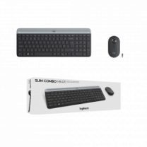 Комплект LOGITECH MK470 Slim Wireless Combo - Graphite