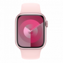 Apple Watch Series 9 41mm Pink Aluminum Case with Light Pink Sport Band M/L (MR943)