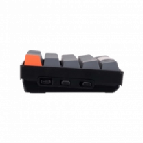 Клавиатура механическая Keychron K6 68Key, Gateron G Pro Blue, Hot-swap, BT/USB-A, EN/UKR, RGB, черный