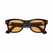 Смарт-очки Ray-Ban Meta Wayfarer Shiny Rebel Black/Amber size L (RW4006 675385 50-22)