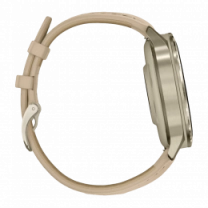 Смарт-часы Garmin Venu 4 41 mm Lunar Gold with Light Sand Leather Band (010-03013-03)