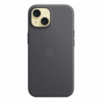 Чехол iPhone 15 Plus FineWoven Case with MagSafe - Black (MT423)