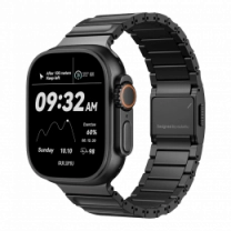 Ремінець AULUMU Full-Titanium Watch Band for Apple watch Black Titanium (UA-C01-BK)