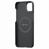 Чехол Pitaka MagEZ Case 3 Twill 1500D Black/Grey for iPhone 14 Plus (KI1401M)