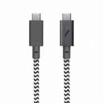 Кабель Native Union Belt Cable USB-C to USB-C Pro 240W Zebra (2.4 m) (BELT-PRO2-ZEB-NP)