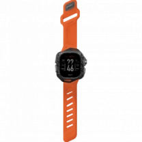 Ремінець AULUMU Carbon Fiber Cover+White Band  carbon+orange A01-CF-WT