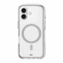 Чохол Laut AERO SPARKLE для iPhone 16 MagSafe Crystal Silver(L_IP24A_AS_SL)