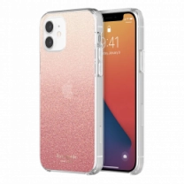 Чохол Kate Spade iPhone 12/12 Pro Glitter Ombre Sunset Pink (KSIPH-153-GLOSN)