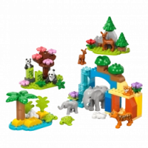 Конструктор LEGO DUPLO Town Семейства диких животных 3-в-1