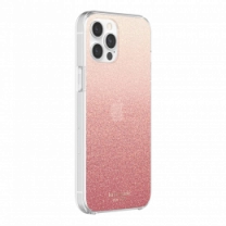 Чохол Kate Spade iPhone 12 Pro Max Glitter Ombre Sunset Pink (KSIPH-154-GLOSN)