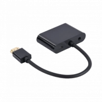 Адаптер-перехідник HDMI на HDMI/VGA Cablexpert A-HDMIM-HDMIFVGAF-01