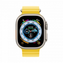 Смарт-годинник Apple Watch Ultra 49mm Titanium Case with Yellow Ocean Band (MNHG3)