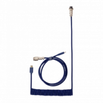 Кабель Type-A/Type-C Keychron Coiled Cable Blue
