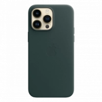 Чехол кожаный iPhone 14 Pro Max Leather Case with MagSafe Forest Green (MPPN3)