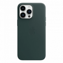 Чохол шкіряний iPhone 14 Pro Max Leather Case with MagSafe Forest Green (MPPN3)