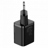 Адаптер Baseus Super Si quick charger IC 30W EU Black (CCSUP-J01)