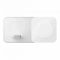 Бездротовий ЗП Nomad Base One Max Qi2 3-in-1 (3rd Gen) Silver (NM01563385)