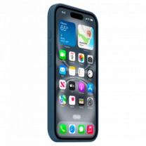 Чохол iPhone 16 Blue Silicone Case (MYY23)