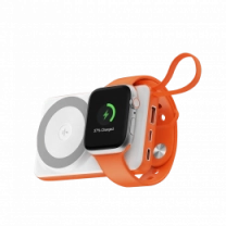 Зовнішній акумулятор Wiwu Core 2 in 1 Power Bank 10000mAh 22,5w (Wi-P007), White/Orange