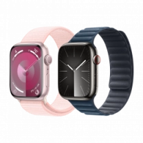 Apple Watch Series 9 41mm Pink Aluminum Case with Light Pink Sport Band S/M (MR933) БУ