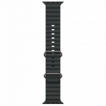 Apple Watch Ultra 2 49mm Natural Titanium Case with Black Ocean Band (MYT03+MXTL3)