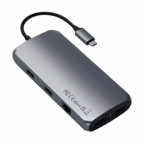 Satechi Aluminum USB-C Multi-Port MX Adapter Space Gray (ST-UCMXAM)