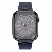 Ремешок Wiwu для Apple Watch 38/40/41mm Carbon Fiber pattern magnetic watch band Blue