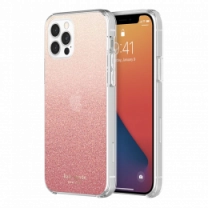 Чохол Kate Spade iPhone 12/12 Pro Glitter Ombre Sunset Pink (KSIPH-153-GLOSN)