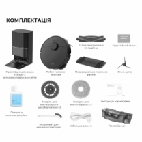 Робот-пилосос миючий Dreame X40 Ultra Black