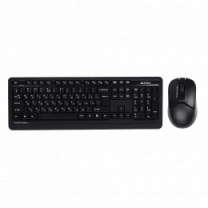A4Tech Fstyler FG1012S, комплект беспроводной клавиатура с мышью, цвет черный