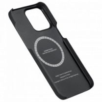 Чохол Pitaka MagEZ Case Pro 4 Twill 600D Black/Grey for iPhone 15 Pro (KI1501PPA)