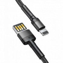 Кабель Baseus Cafule Cable (SpEd) 2.4A 1m Gray/Black (CALKLF-GG1)