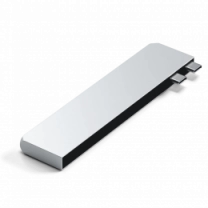 Хаб Satechi Aluminum USB-C Pro Hub Slim Adapter Silver (ST-HUCPHSS)