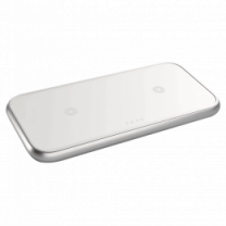 Зарядна станція Zens Dual Aluminium Wireless Charger White USB-C 30W PD Wall Charger (ZEDC10W/00)