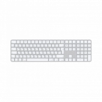 Apple Magic Keyboard with Touch ID and Numeric Keypad for Mac with Apple silicon - White Keys (MXK73)