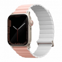 Ремешок Uniq Revix Premium для Apple Watch 41 | 40 | 38 mm pink-white (UNIQ-41MM-REVPBPNKWHT)