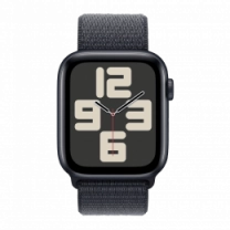 Apple Watch SE 2 2024 40mm Midnight Aluminium Case with Ink Sport Loop (MXEA3)
