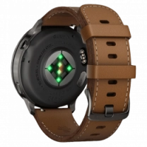 Смарт-часы Garmin Venu 4 45 mm Slate with Brown Leather Band (010-03014-03)