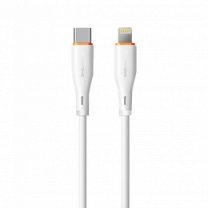 Кабель Keephone PD 27W Type-C to Lightning Liquid Silicone Cable White (DC-23015wht)