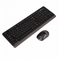 A4Tech Fstyler FG1010, комплект бездротовий клавіатура з мишою, чорний+сірий колір