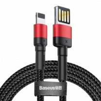Кабель Baseus Cafule Cable (SpEd) 2.4A 1m Red/Black (CALKLF-G91)