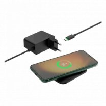 Зарядний пристрій бездротовий Belkin 15Вт Pad Easy Align, чорний