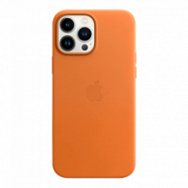 Чехол iPhone 13 Pro Max Leather Case with MagSafe - Golden Brown (MM1L3)